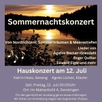 Hauskonzert 12. Juli 2024