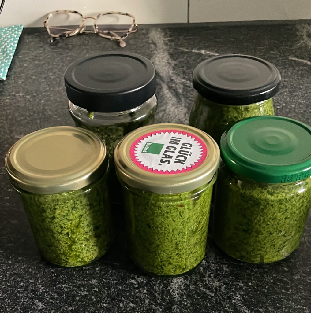 5 Gläser Kapuzinerkresse Pesto